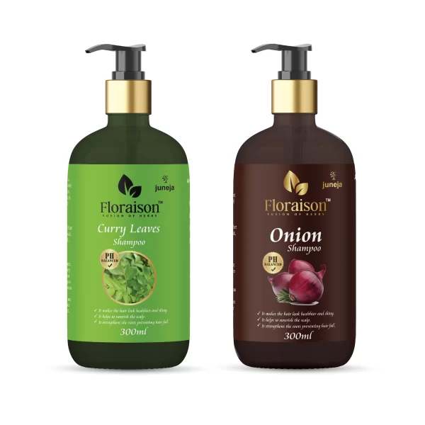 Ayurvedic Curry Leaves and Onion Shampoo Combo