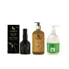 Floraison Ayurvedic Hair Oil 120ml , Fenugreek Seeds Shampoo 300ml Plus Aloe Vera Gel 300ml