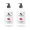 Floraison Ayurvedic Rose Body Wash 300ML Combo (Pack of 2) For Soft, Smooth & Glowing Skin