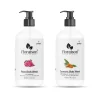 Floraison Ayurvedic Rose plus Turmeric body wash 300ml each for soft & smooth Skin.