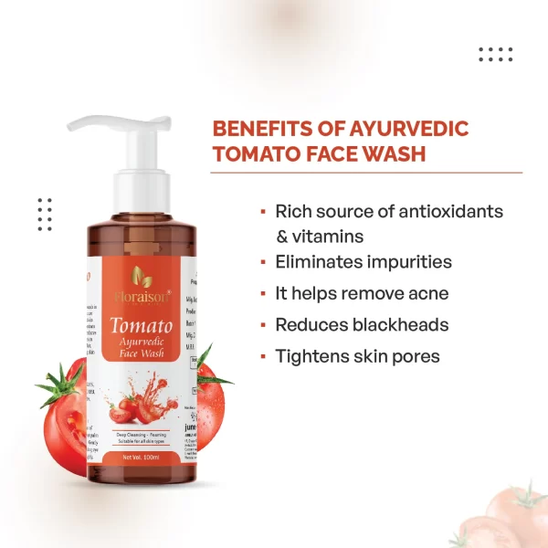 benefits of Tomato Face Wash