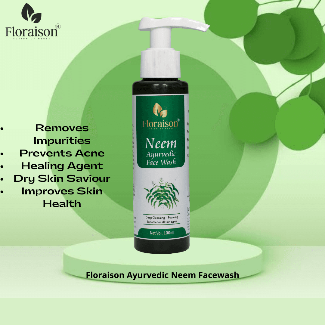 Buy Ayurvedic Hair Oil And Neem Face Wash Combo Floraison 8816